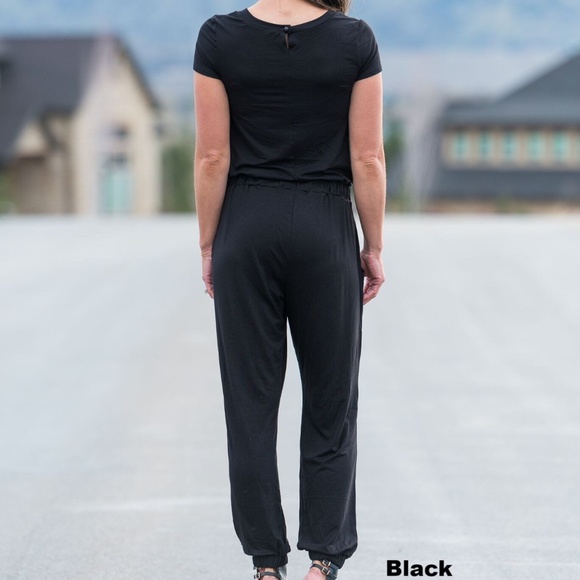 Brigitte Brianna Black Short Sleeve Everyday Jumper - Picture 3 of 10